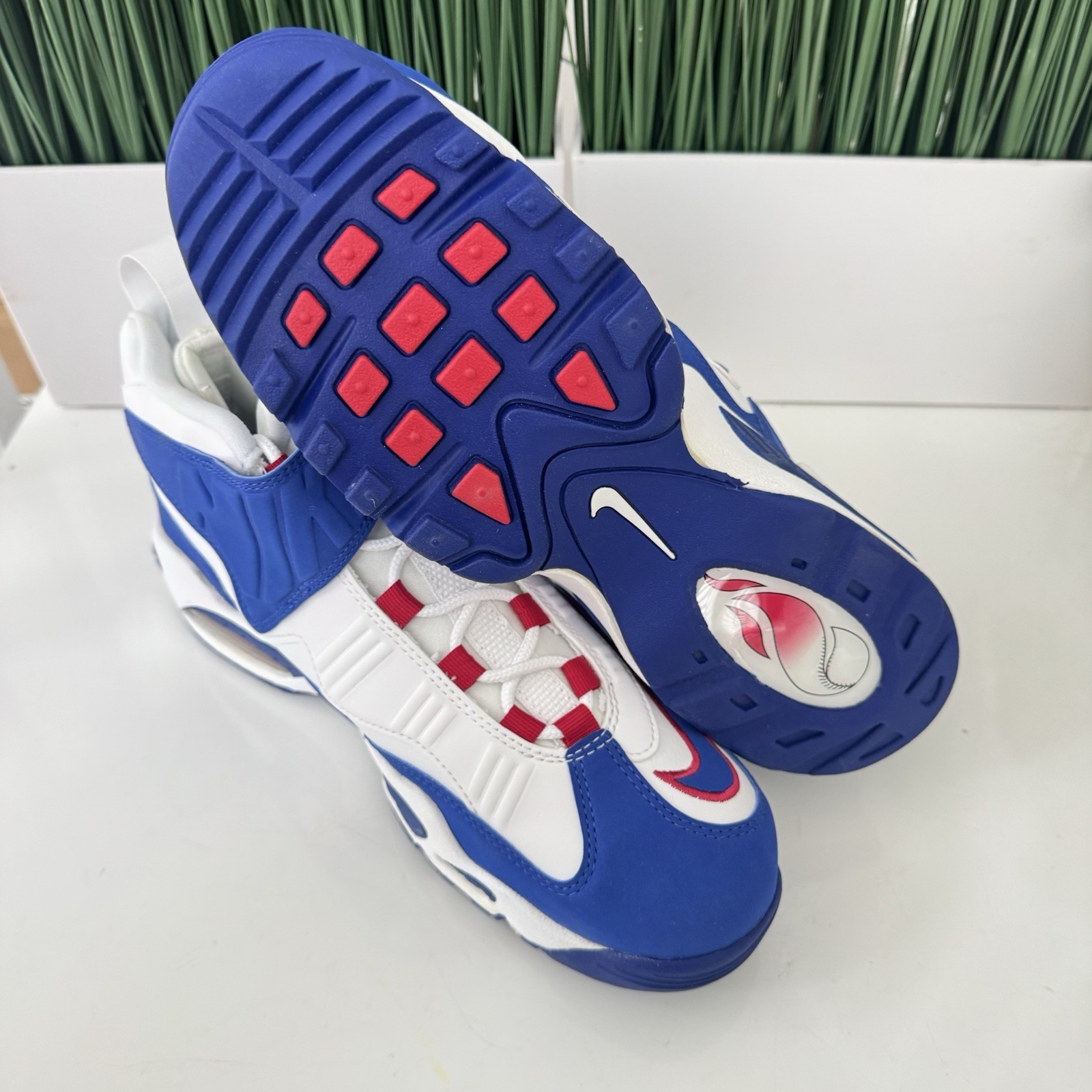 Nike Air Griffey Max 1 USA NBY White Royal Mens Shoes DX3723-100 Size 10.5