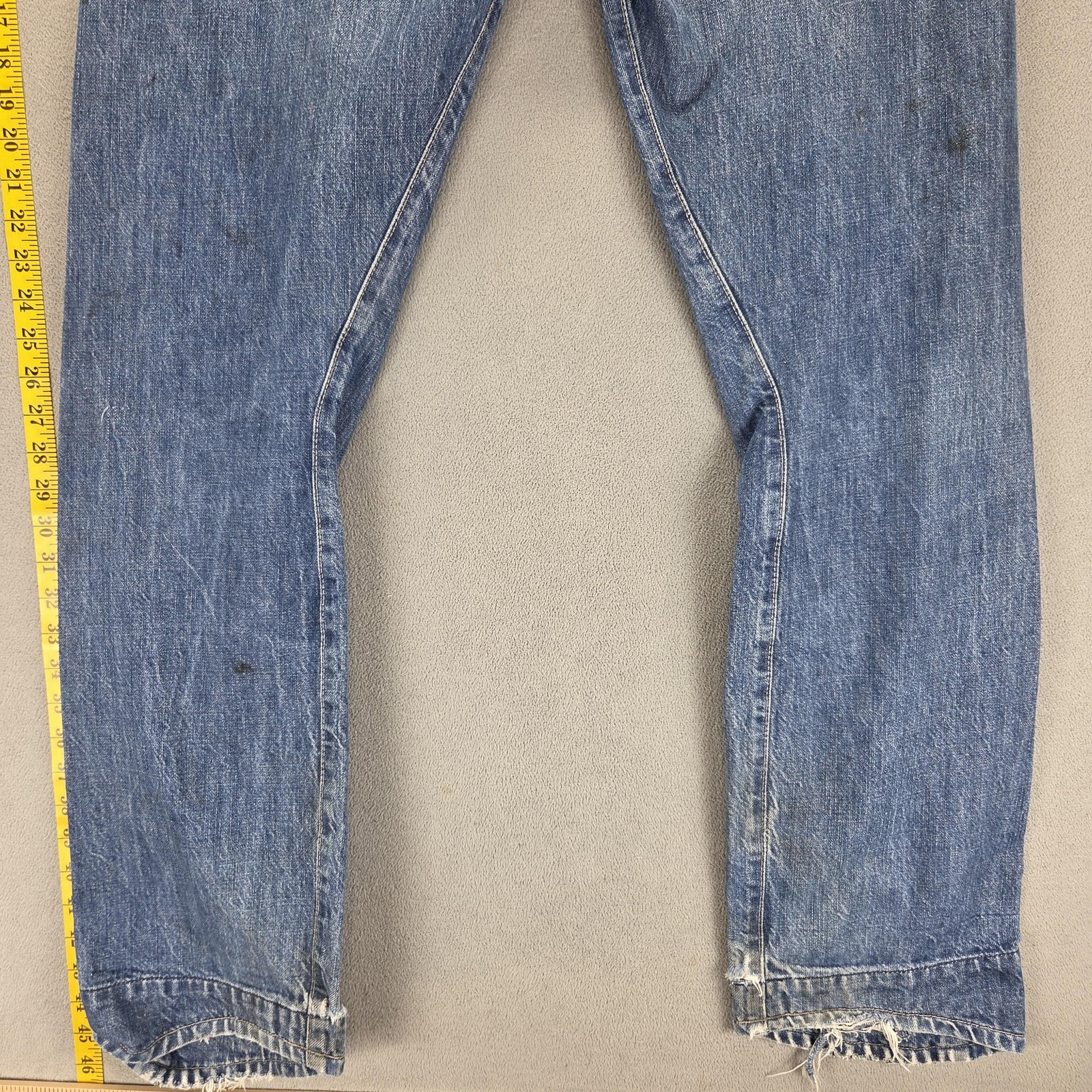 Vintage Levis Engineered Jeans Mens Blue Twisted Button Fly Fits 32×33