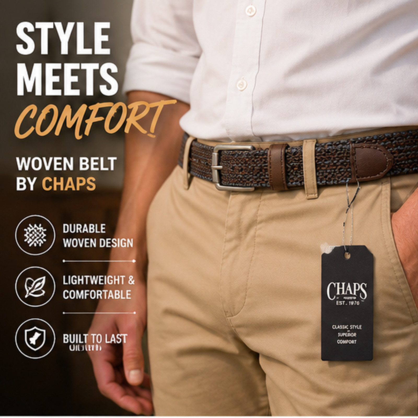 Elastic Fabric Braided Belt,Enduring Stretch Woven Belt for Unisex Men/Women/Jun