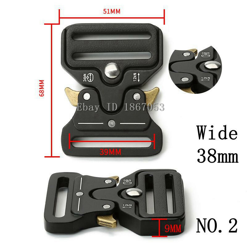 125cm Quick Release Men Tactical Buckle Belt Military Nylon Belt Training Strap