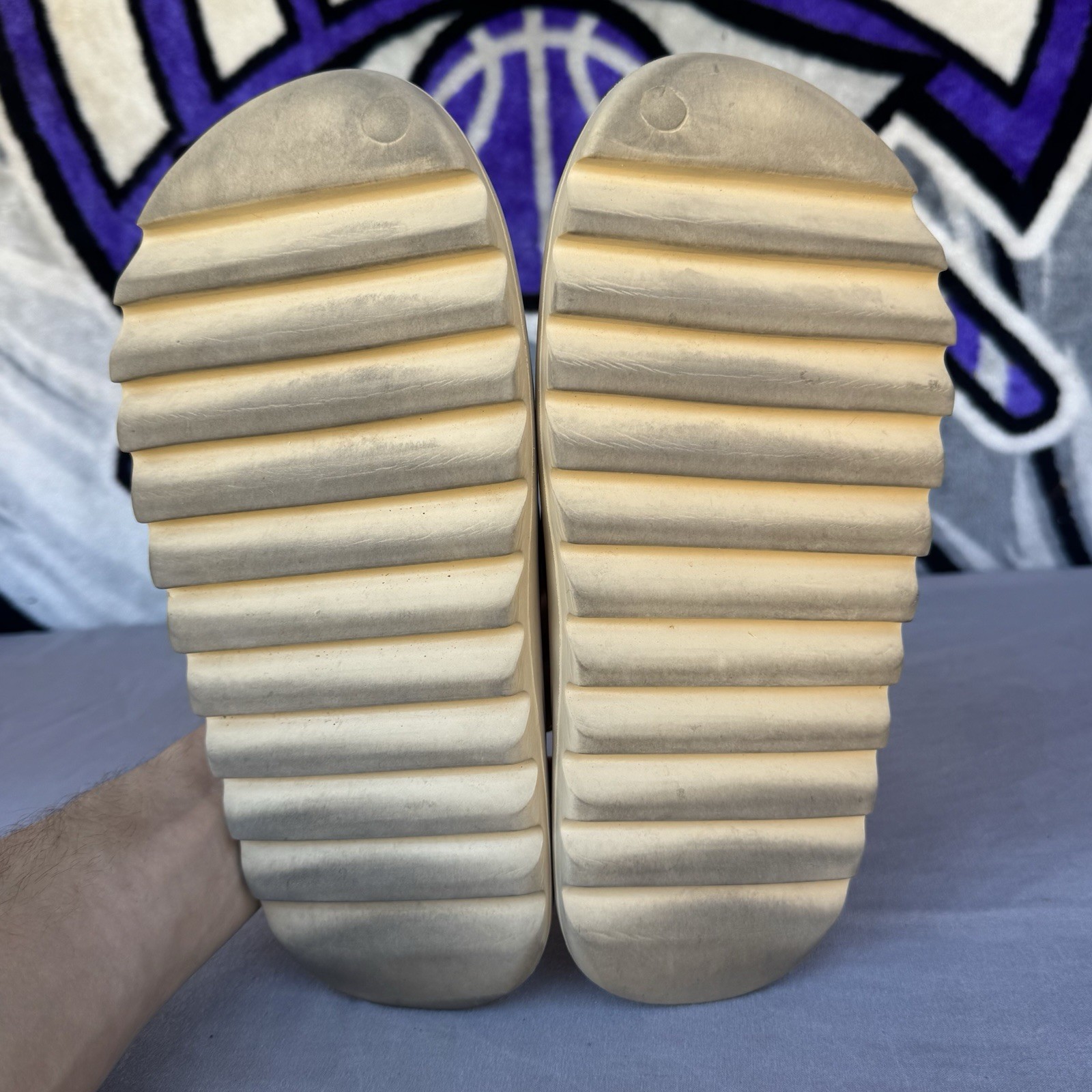 Size 10 – Adidas Yeezy Slide Bone Rubber Open Toe Sandals US Men’s FZ5897