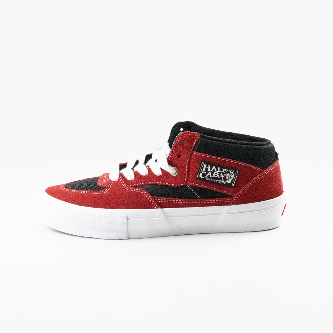 Vans Skate Half Cab Shoe Sport Red Black