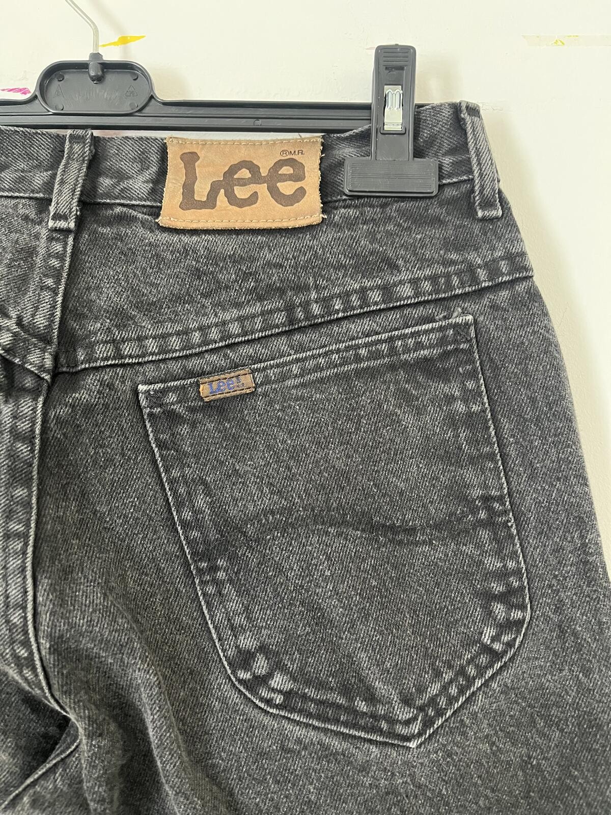 Lee Jean Black Denim 31×30 Straight Leg Grade B #102