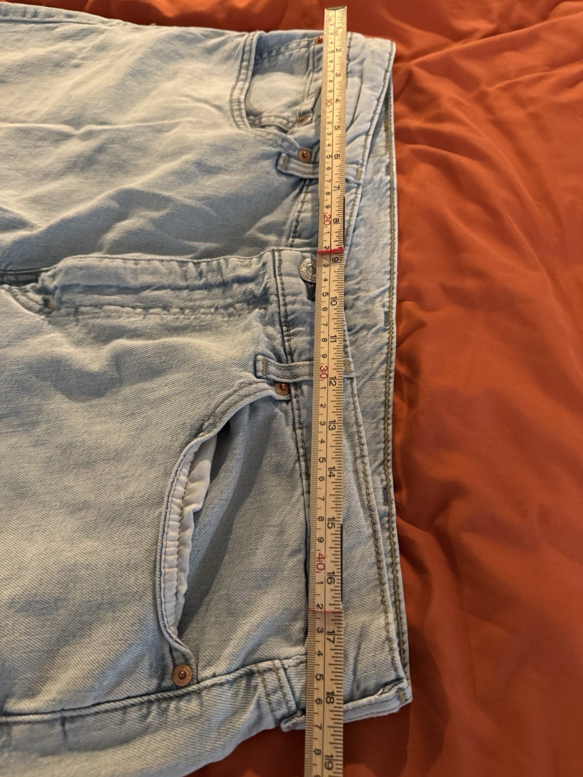 Levi’s 505 Regular Fit Jeans Men’s 38×30 Light Wash