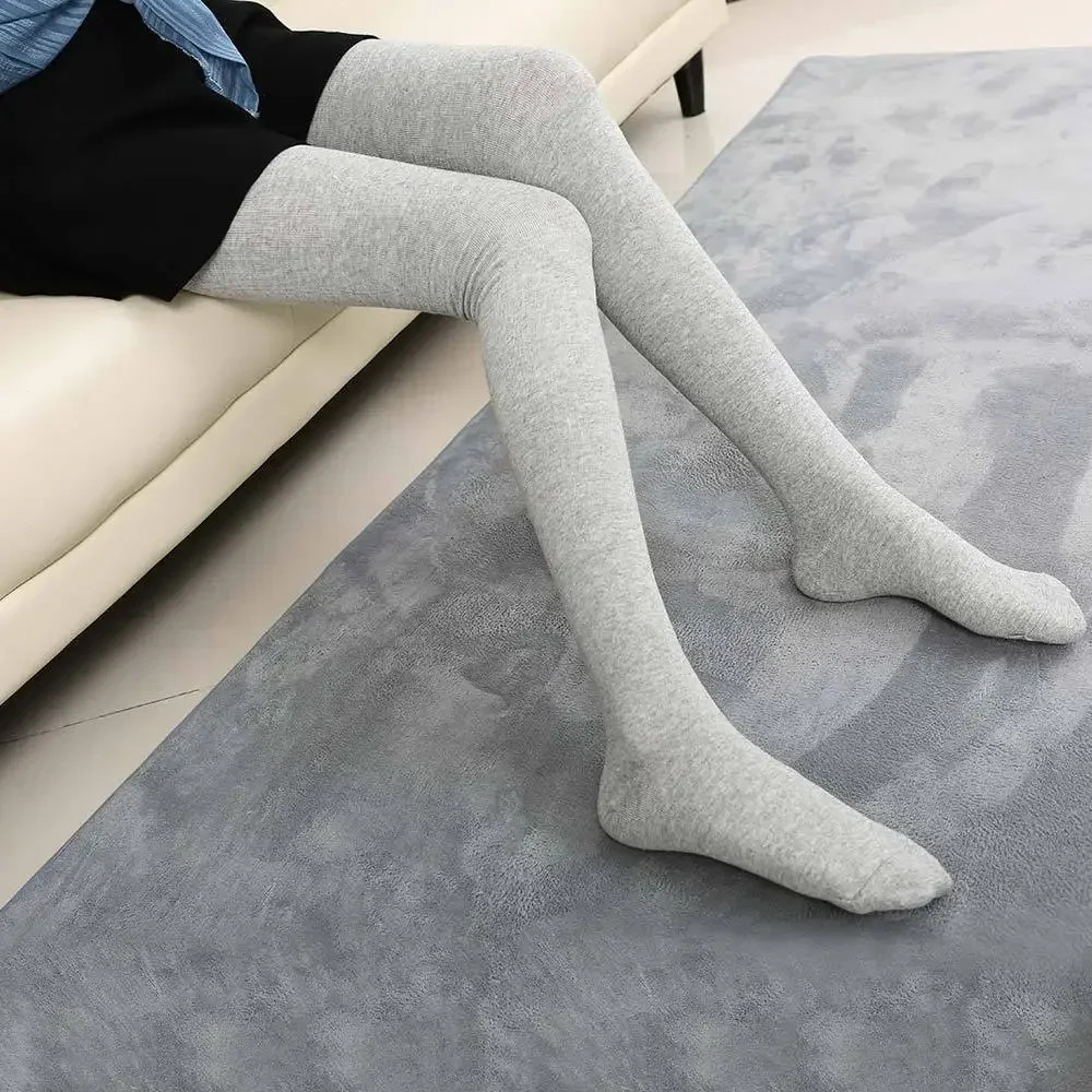 80cm Cotton Thigh High Over Knee Socks for Women Winter
