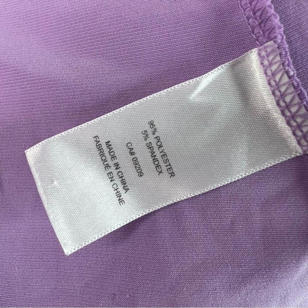 Cleo tank top camisole purple light Lavender Tank Top swoop neckline luxe