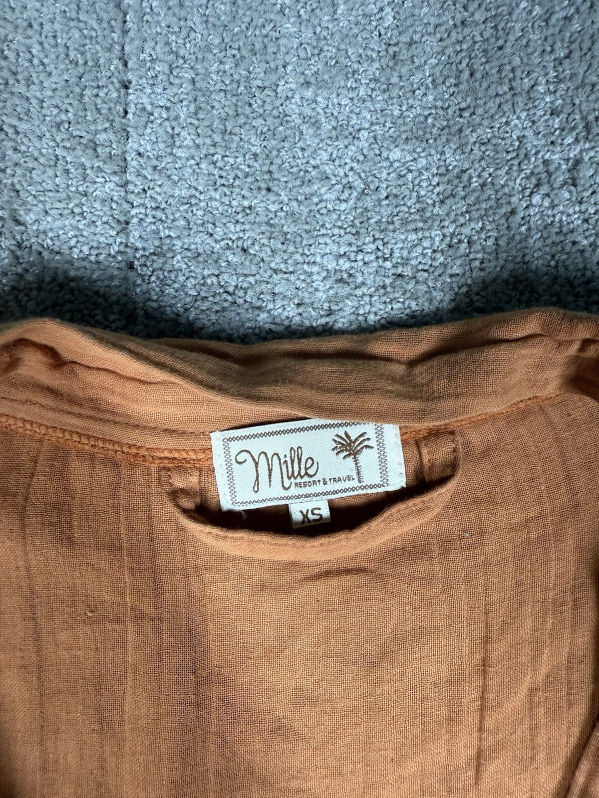 Mille Resort And Travel Terracotta Rap Robe Size XS Read Below