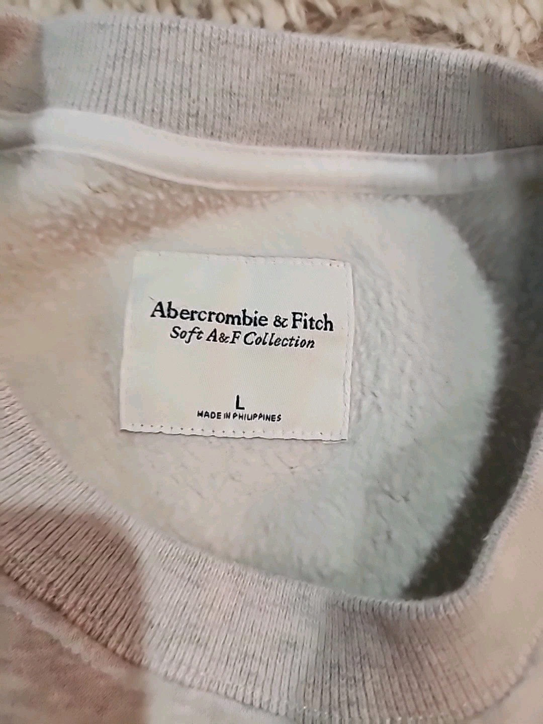 Abercrombie Denali Alaska Crewneck Soft A&F Sweatshirt Large Euc
