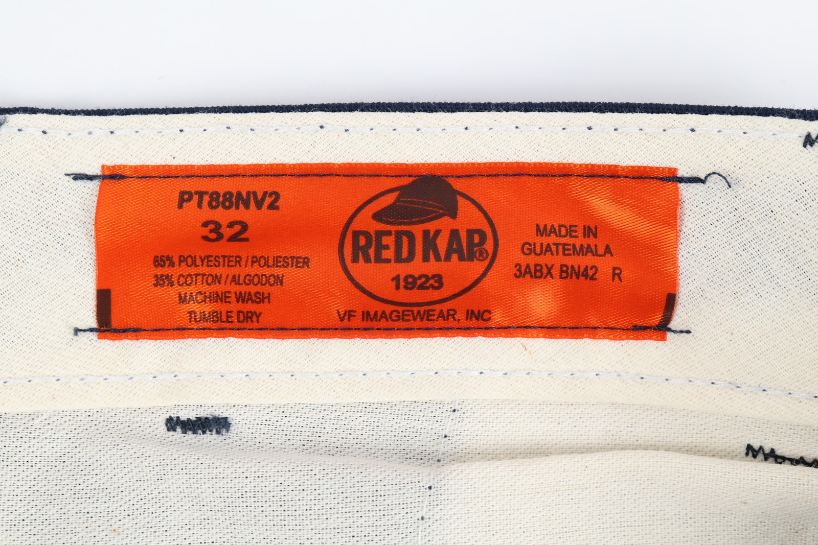Red Kap PT88NV2 Navy Cargo Work Pants Mens 32×37 Workwear Industrial