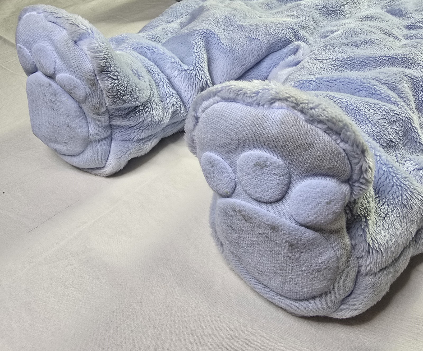 Blue Fleece Snowsuit Padded Pramsuit Baby Boys Snow Suit 0-3 Months