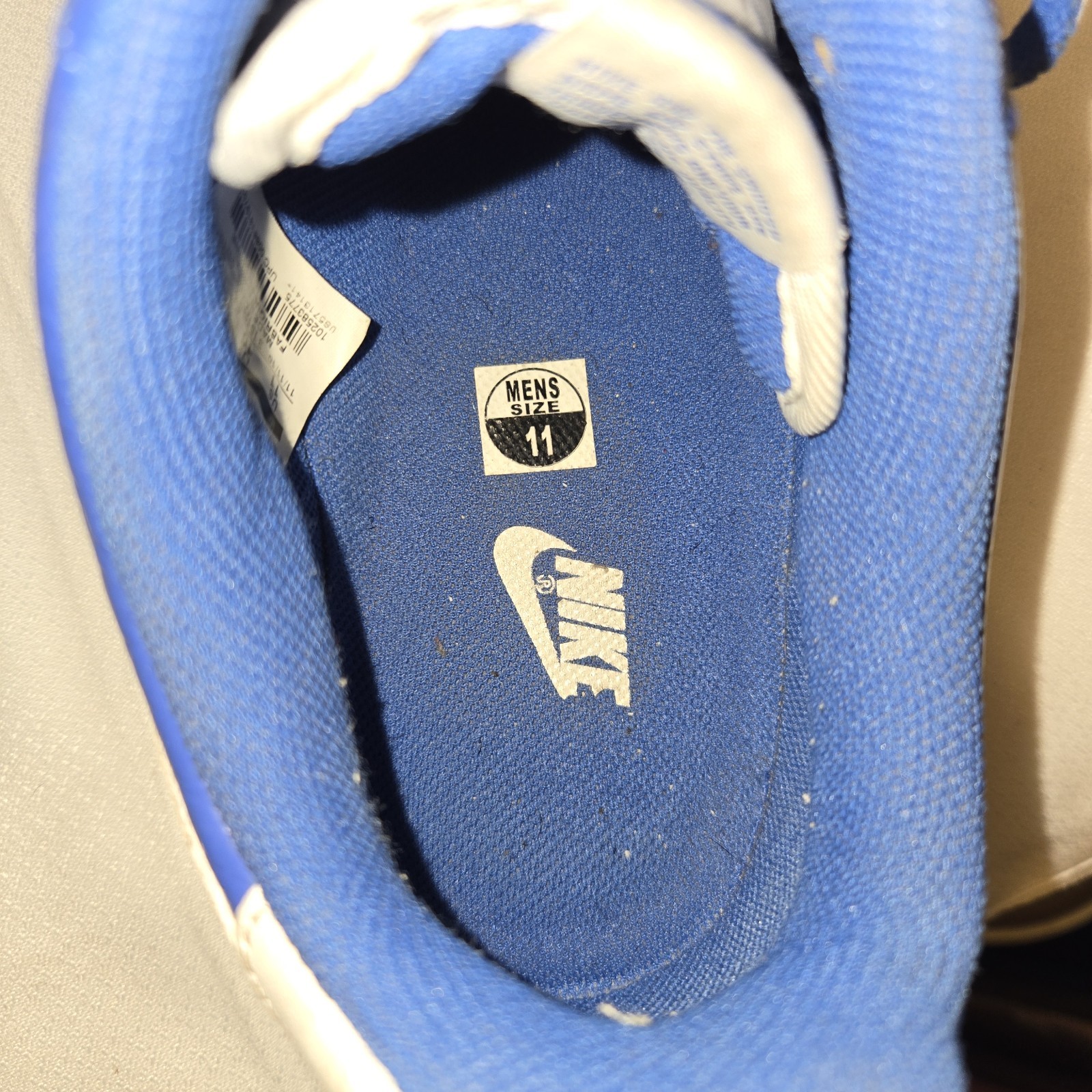 Nike Air Force 1 ’07 Varsity Royal/White Low Top Sneakers 315122-408