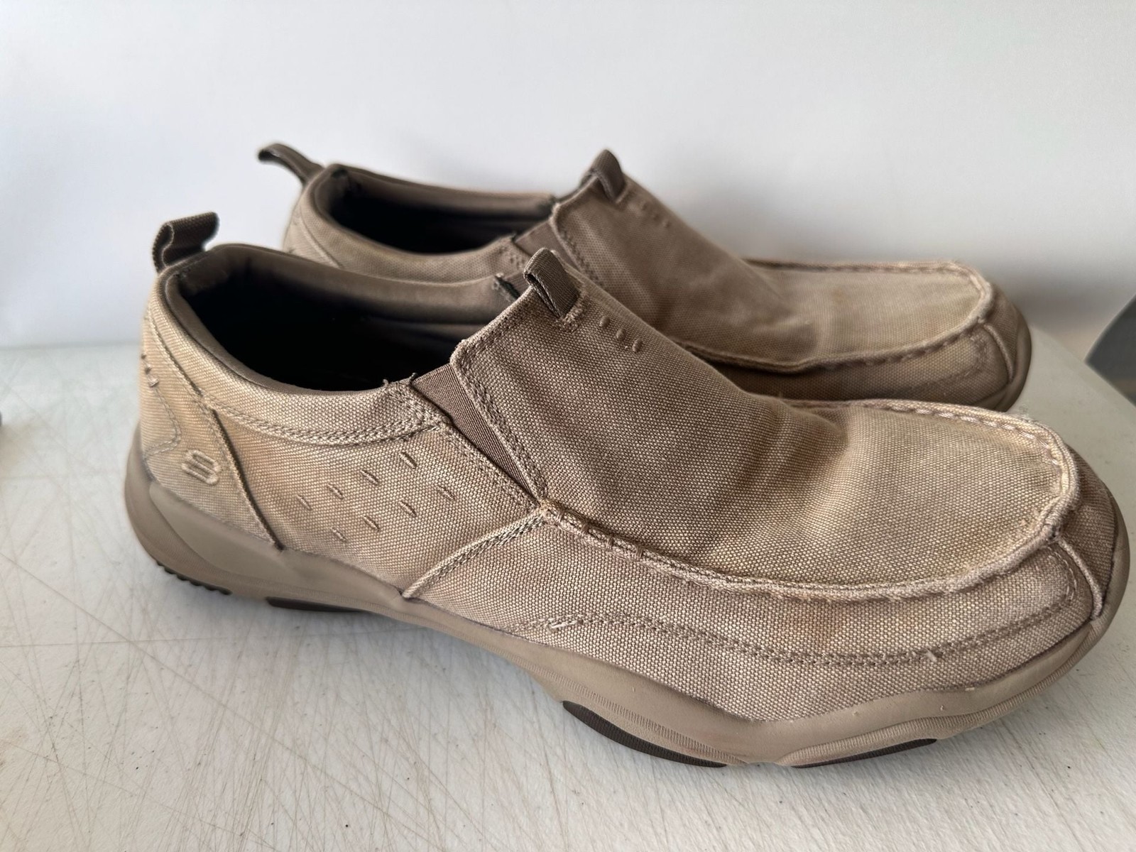 Skechers Relaxed Fit Expected Avillo Canvas Slip-On Loafers