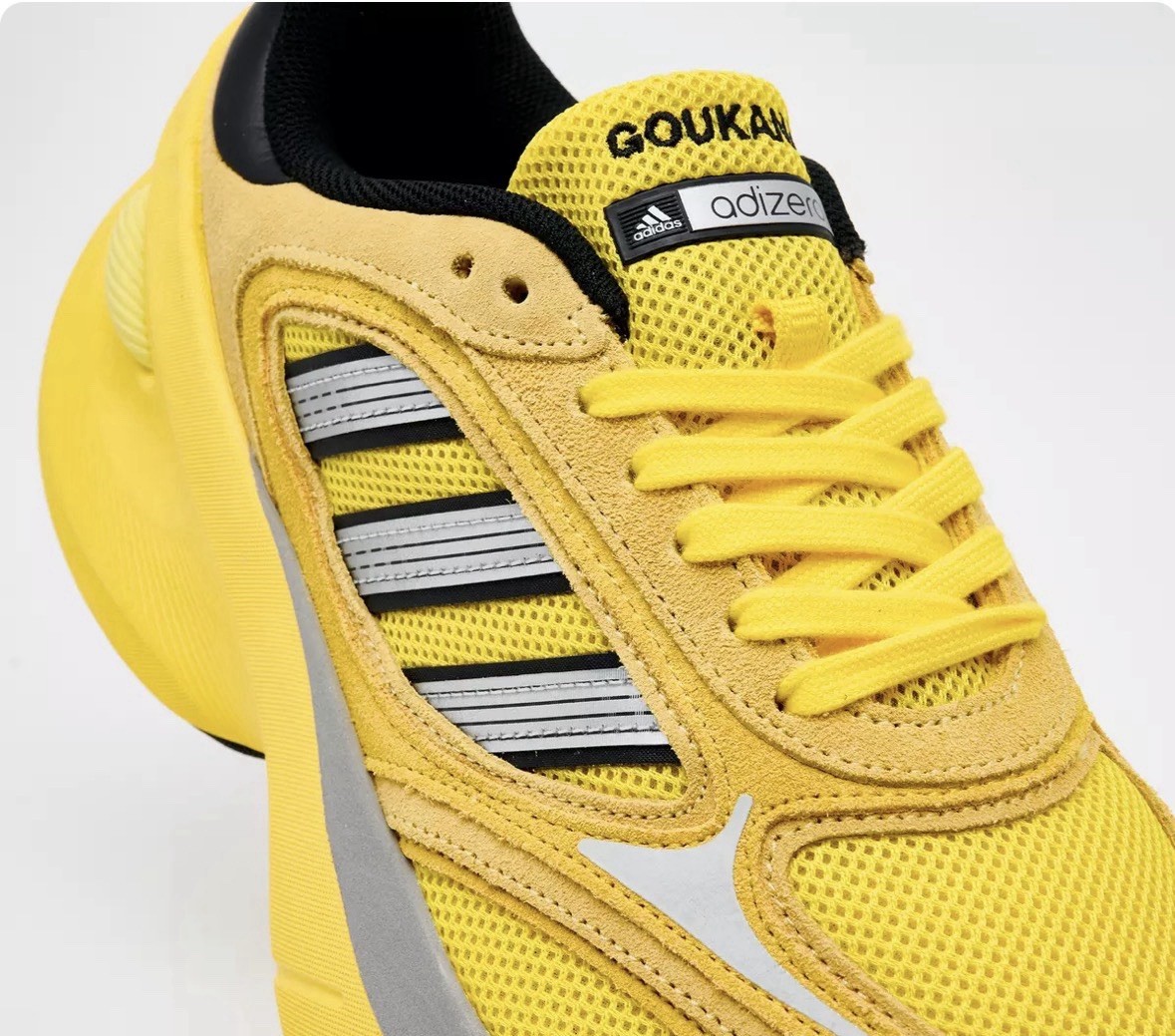 Adidas Adizero Goukana Light Yellow/Black/Silver, US Size 8.5M, 9.5W