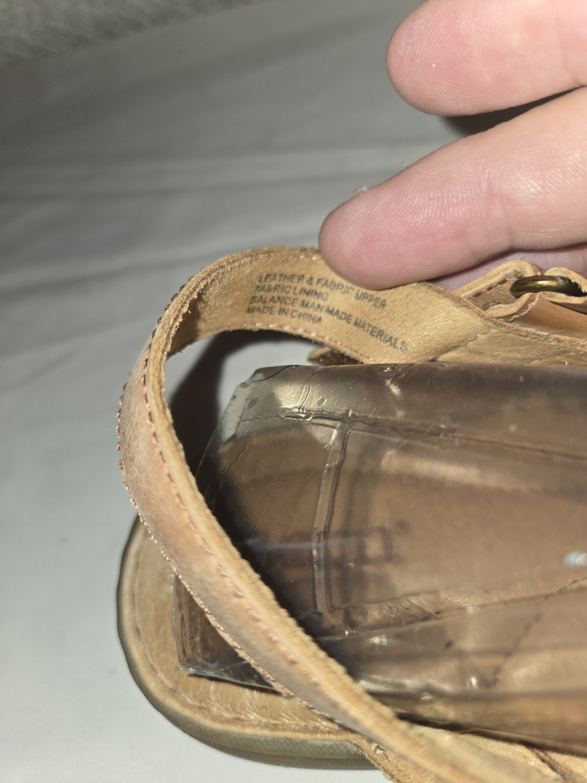 Born Manta Sandals Feature Brown Leather Straps And Elastic Gore Details For…