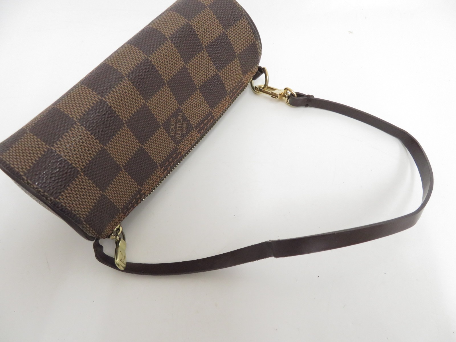 Authentic Louis Vuitton Damier Ebene Pouch for Papillon F#48510