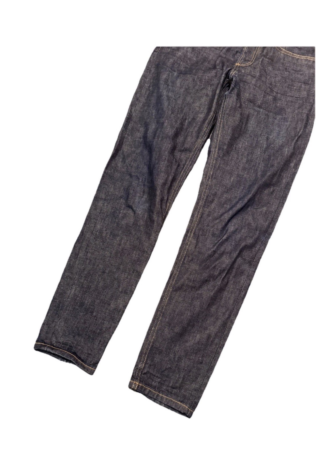 ASKET The Raw Denim Jean 29×32 Regular Fit Made in Italy Stockholm Indigo Raw