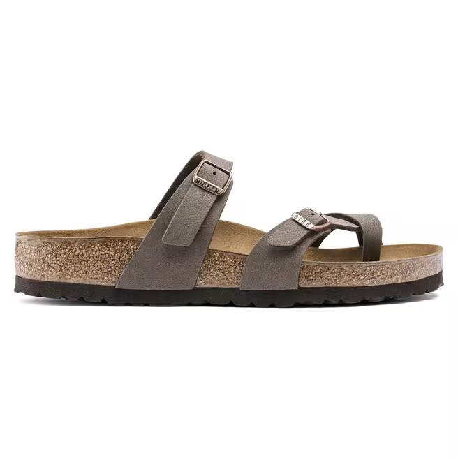 NEW IN BOX! Birkenstock Mayari Birkibuc Mocha Unisex’s Comfort Sandal – SALE!!