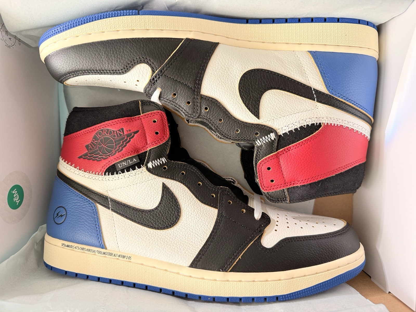 Jordan 1 Retro High OG SP Fragment × Union LA – IO7847-002- Size 13