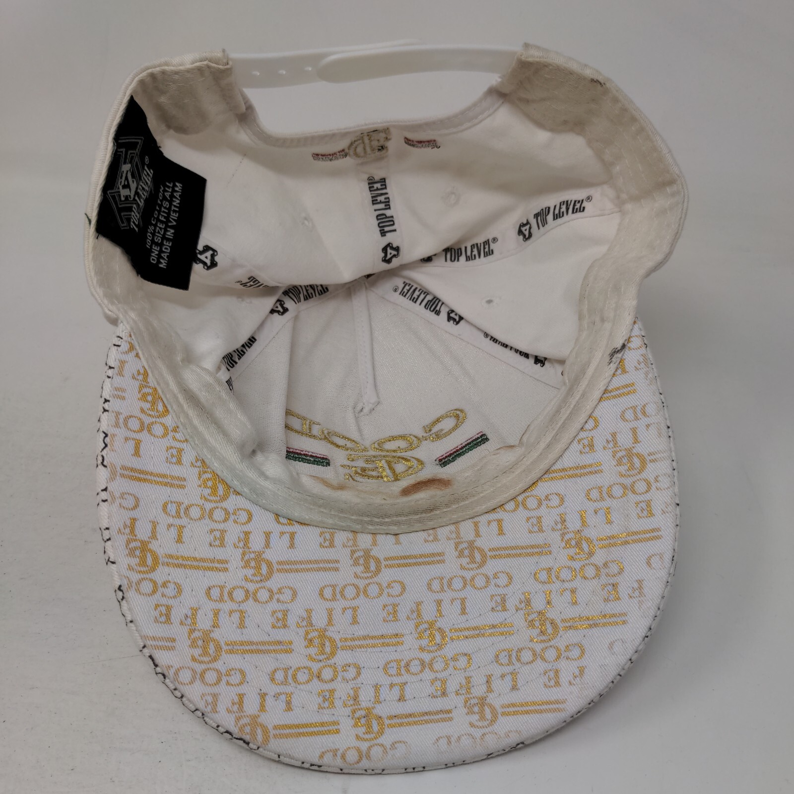 Good Life Snapback Hat Multicolor OSFA Adjustable Embroidered Top Level