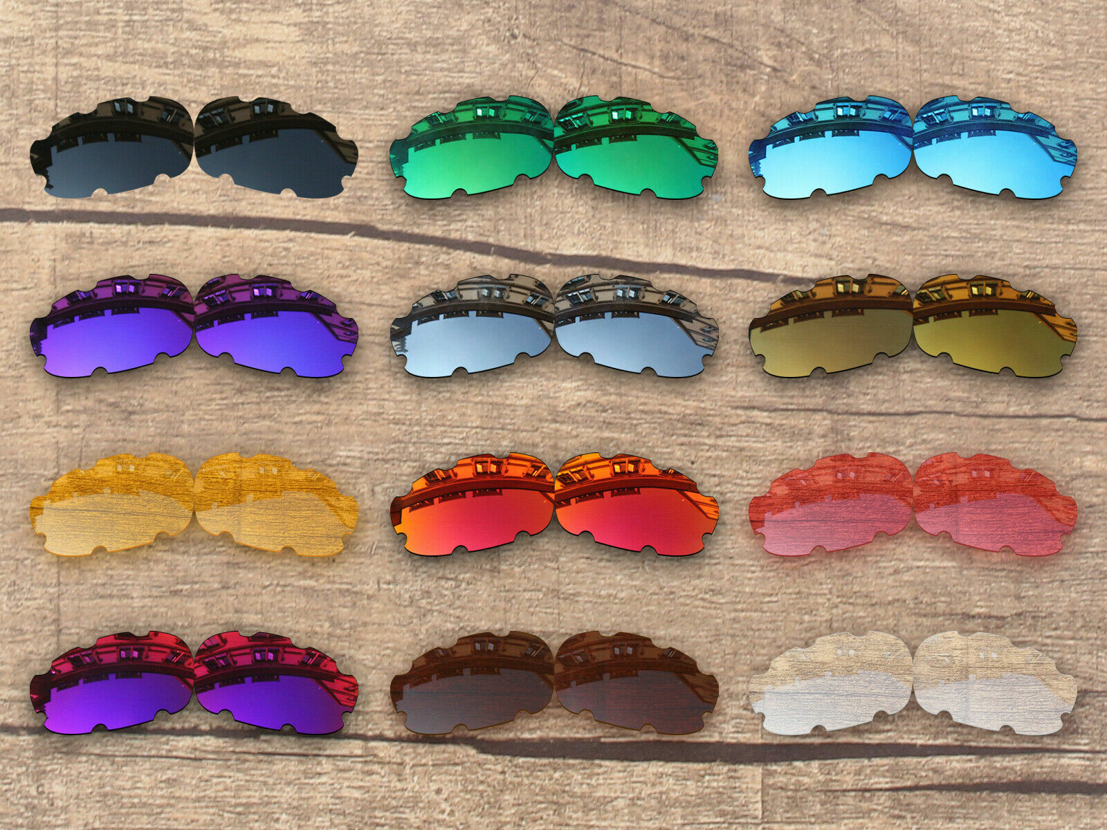 Vonxyz 20+ Color Polarized Lenses for-Oakley Split Jacket Vented OO9099 Sunglass