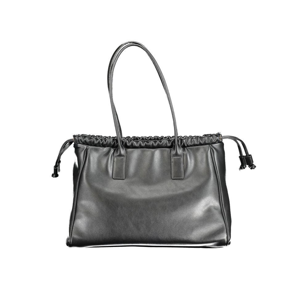 Mario Valentino Nero Polyurethane Women’s Bag 100% Authentic – VA-31039