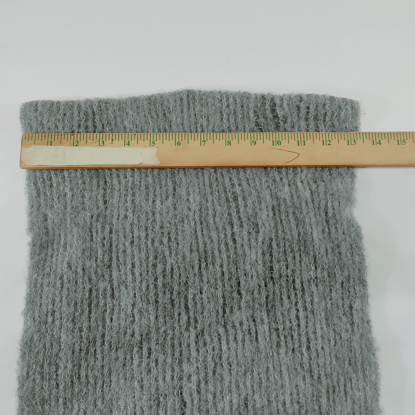 Wild Fable Gray Knit Fringe Scarf 100% Recycled Polyester One Size