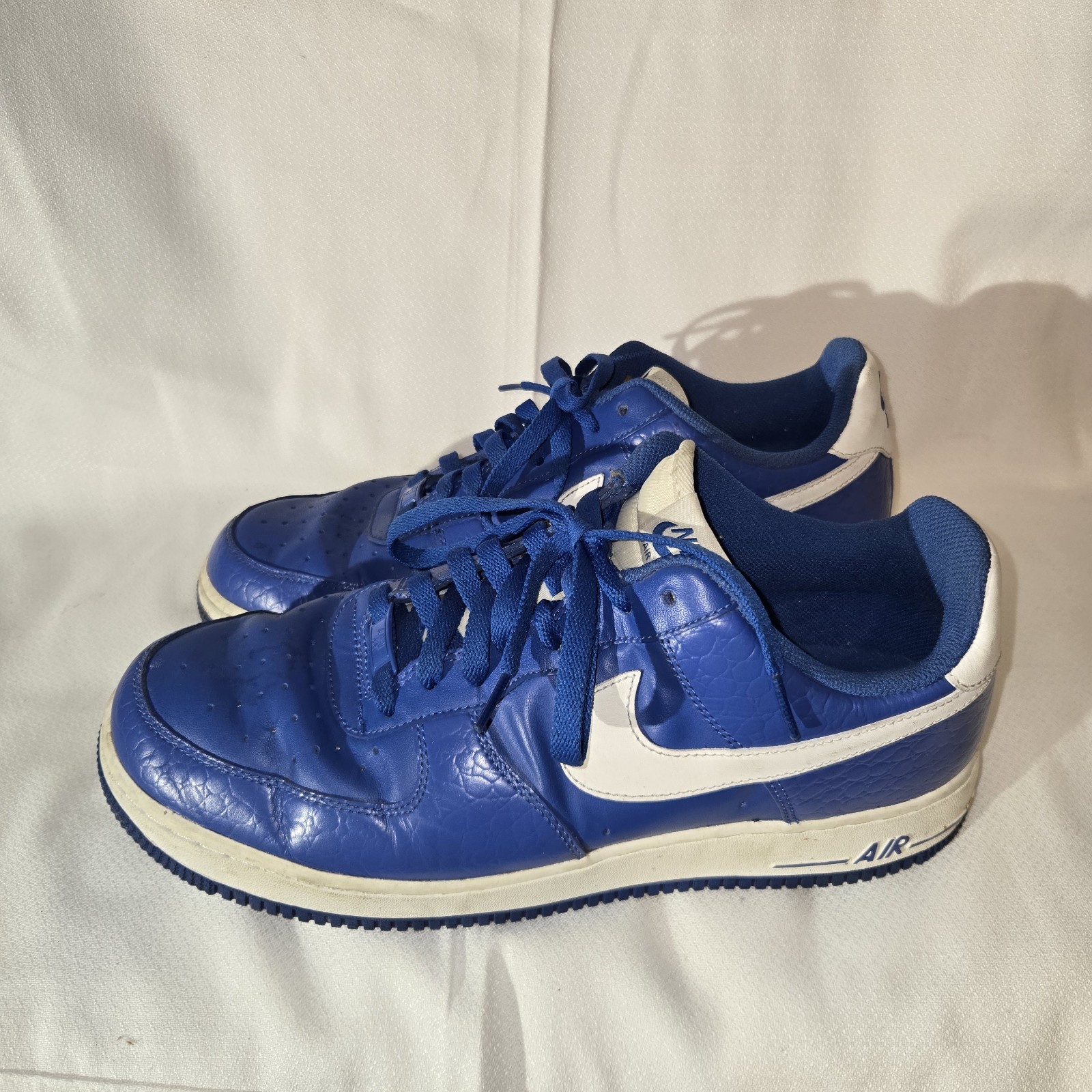 Nike Air Force 1 ’07 Varsity Royal/White Low Top Sneakers 315122-408