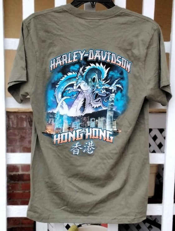 Vintage Harley Davidson Shirt Hong Kong Small? XS?