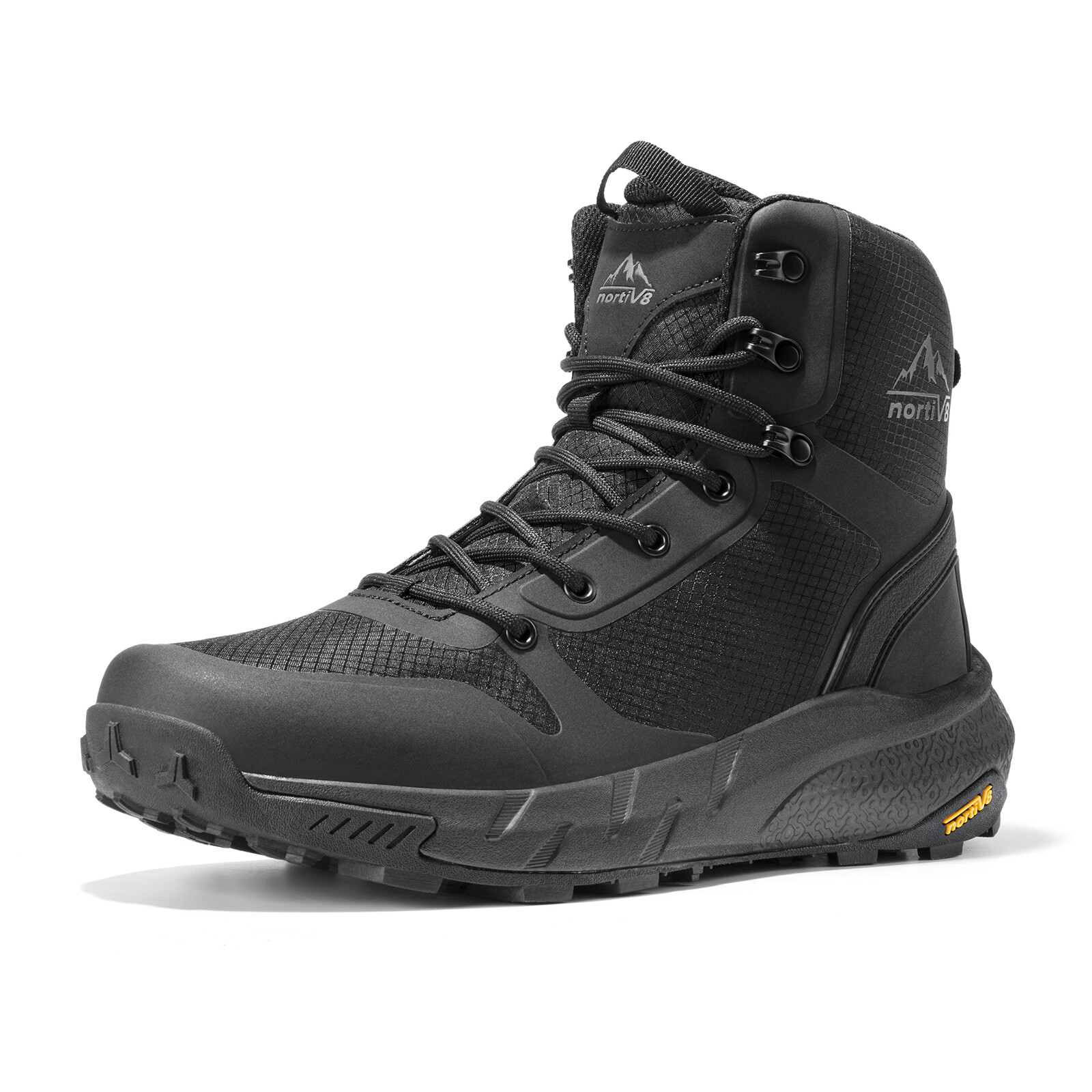 NORTIV 8 Men’s Military Tactical Boots Lightweight Motorcycle Combat 8 Inches