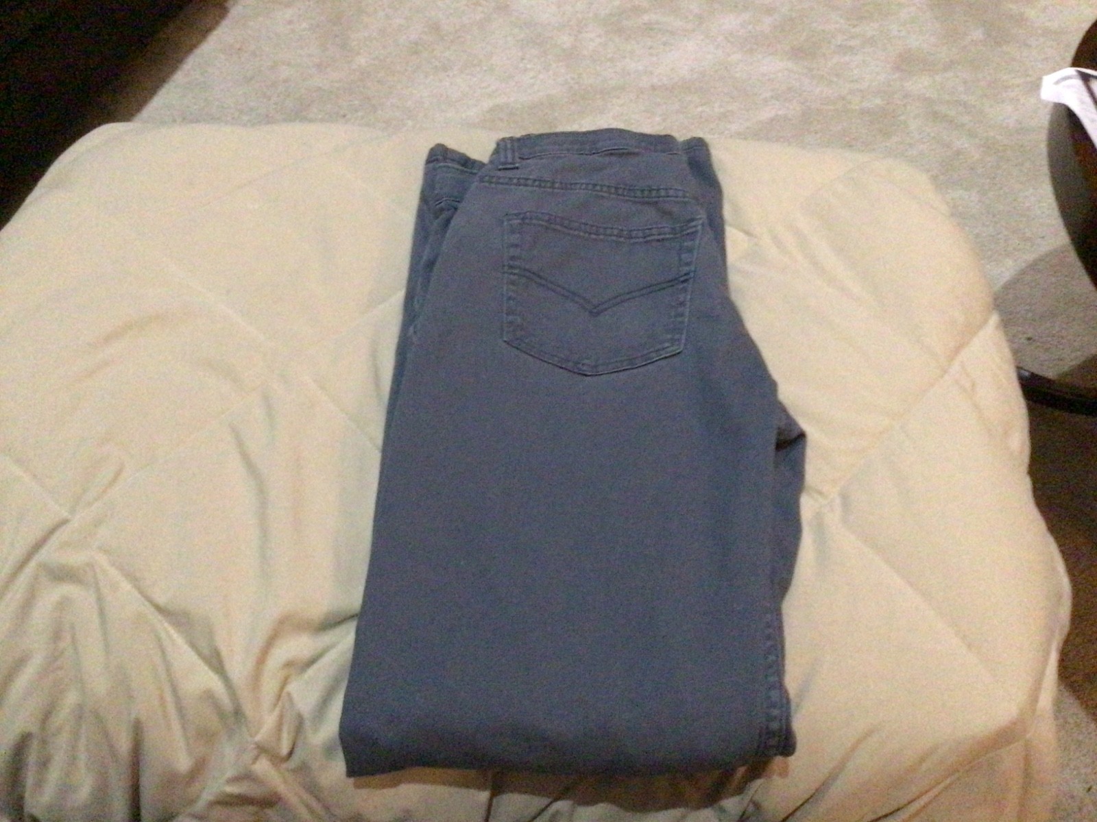 Levi’s Boys 502 Regular Chino- Dark Slate 29×31- 18 Reg Gray EUC