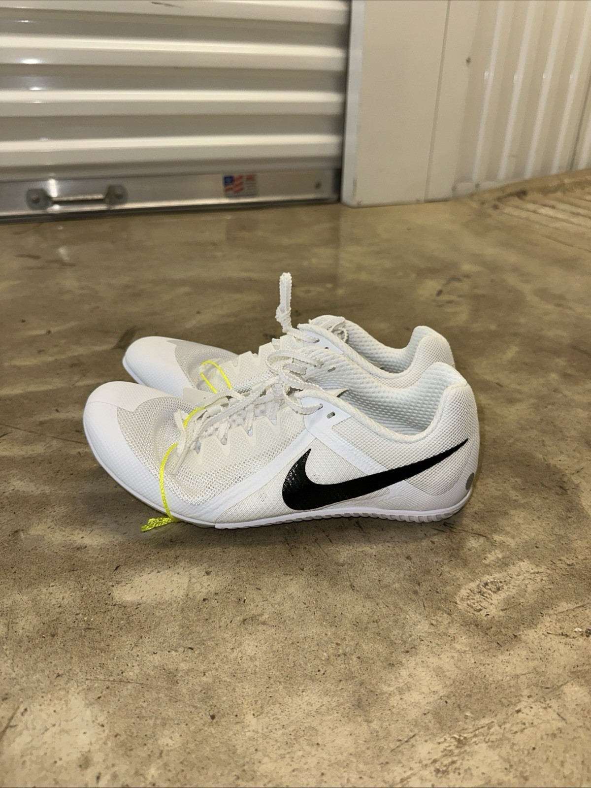 Nike Men’s Zoom Rival Track & Field Multi-Event with Spikes Size 9 White/Black