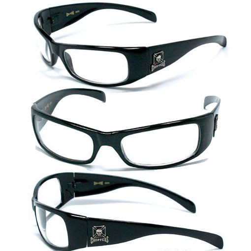 New Choppers Biker Mens Sunglasses – Clear C11