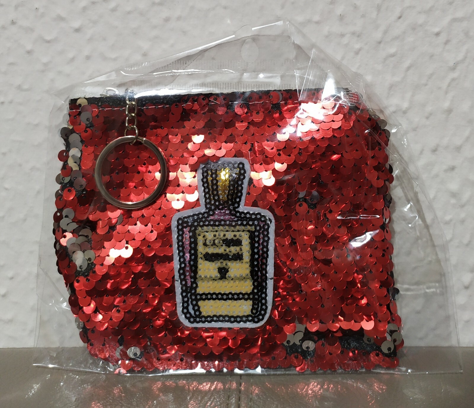 Keychain Clutch Perfume Coin Holder Objects Money Spin Shine China new