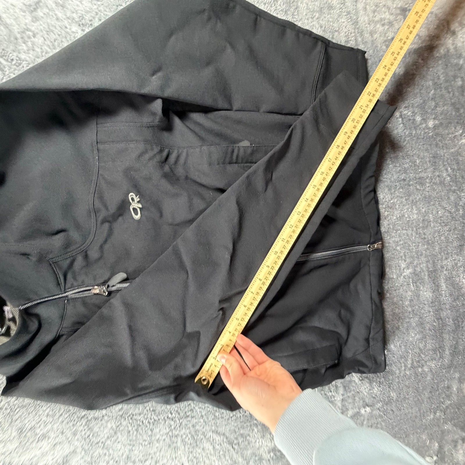 Outdoor Research Jacket Mens Medium Black Full Zip Transfer Soft Shell Hiking