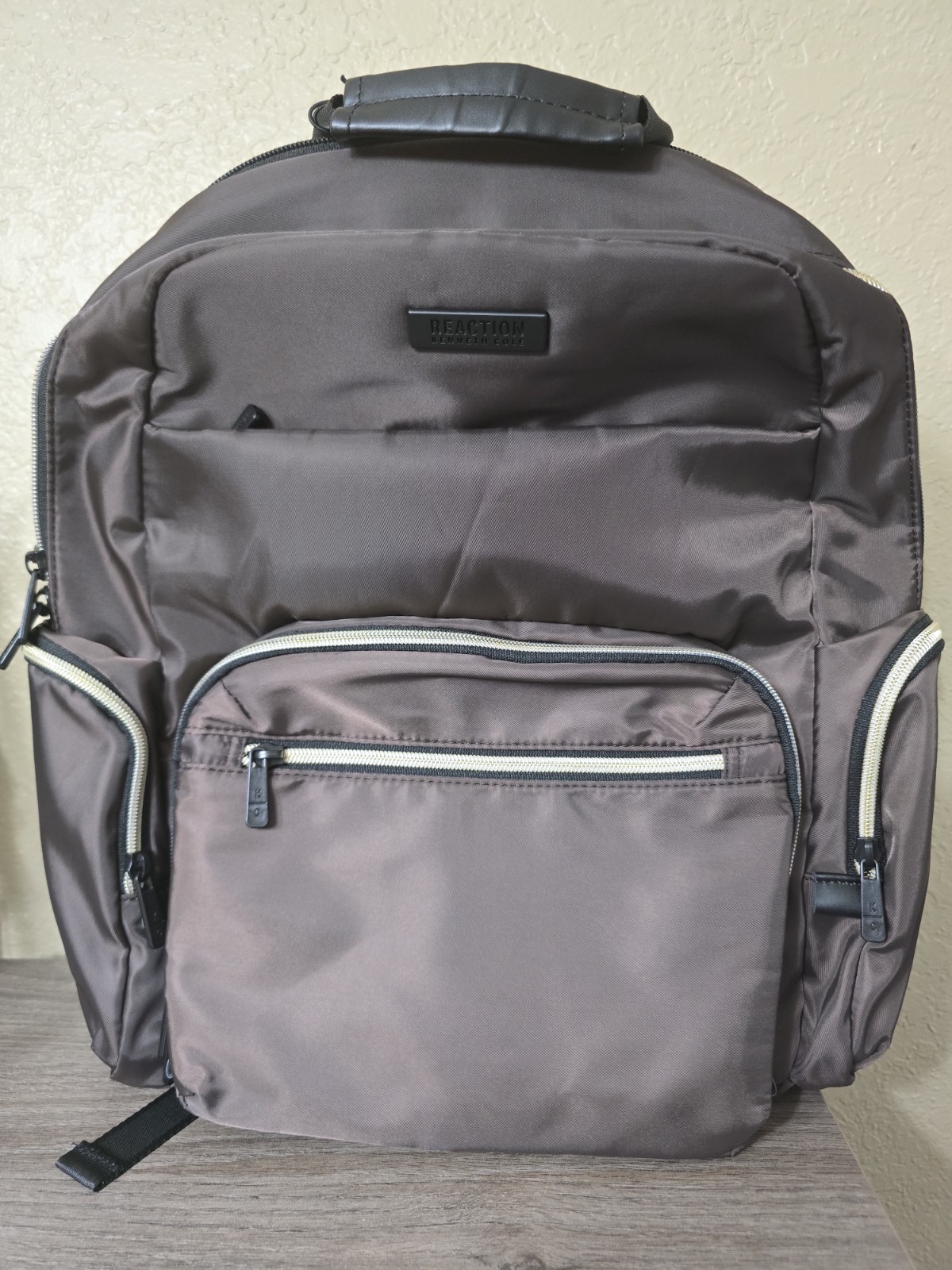 Kenneth Cole Reaction “Sophie”size M Backpack Chocolate Brown, 15″Laptop Sleeve