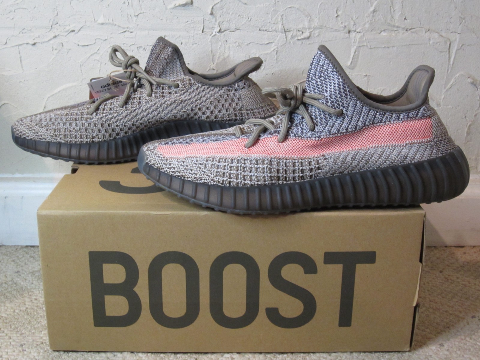 adidas Yeezy Boost 350 V2 Ash Stone Men’s Size 10.5 NEW! GW0089 2021 READ
