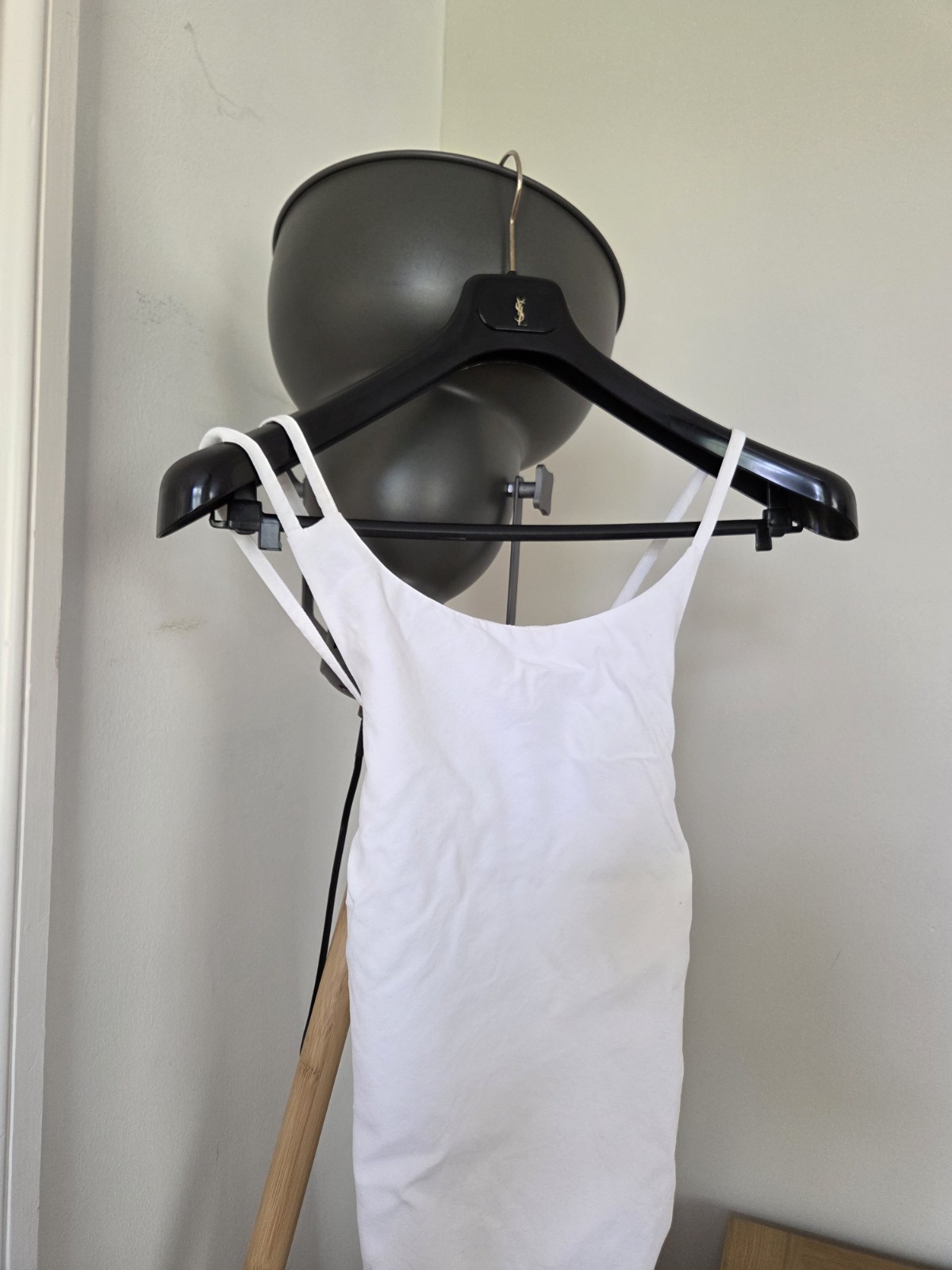 Vintage 90s Versus Gianni Versace White Mini Strappy Backless Dress Y2K UK8 -10
