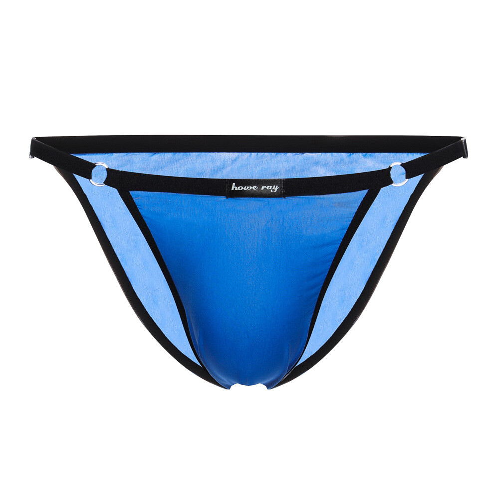 Men’s Sexy Underwear Briefs Breathable Ice Silk Adjustable Comfort Male Panties