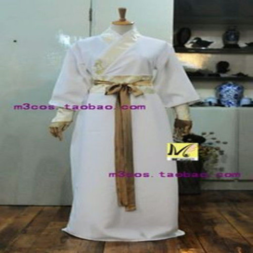 Chinese Robe Ancient Men Traditional Vintage Ethnic Stage Cosplay Dance Costume