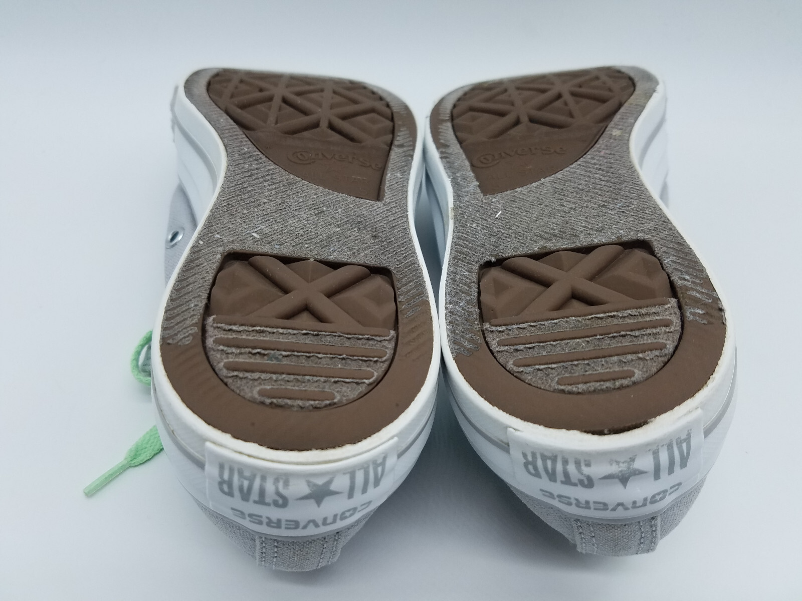 Converse All Star Double Tongue Women’s Sneakers Size 7 Gray Mint Green