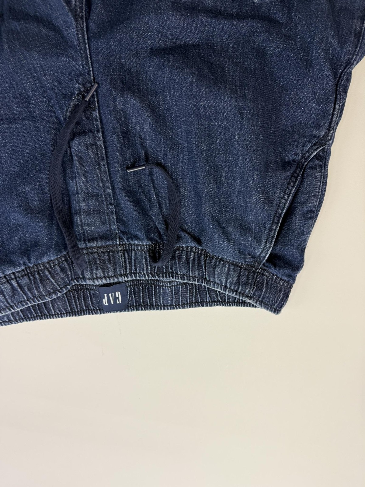 Gap Jeans Womens Large Tall Barrell Wide Leg Elastic Waist Drawstring Pants