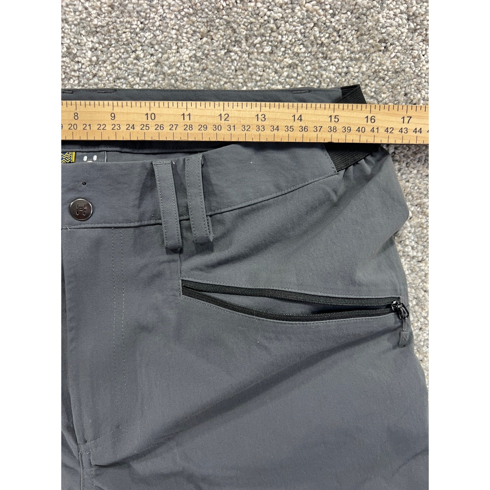 Haglofs Mens Rugged Flex Pants Magnetite Black Hiking Trekking 605212 Size 34