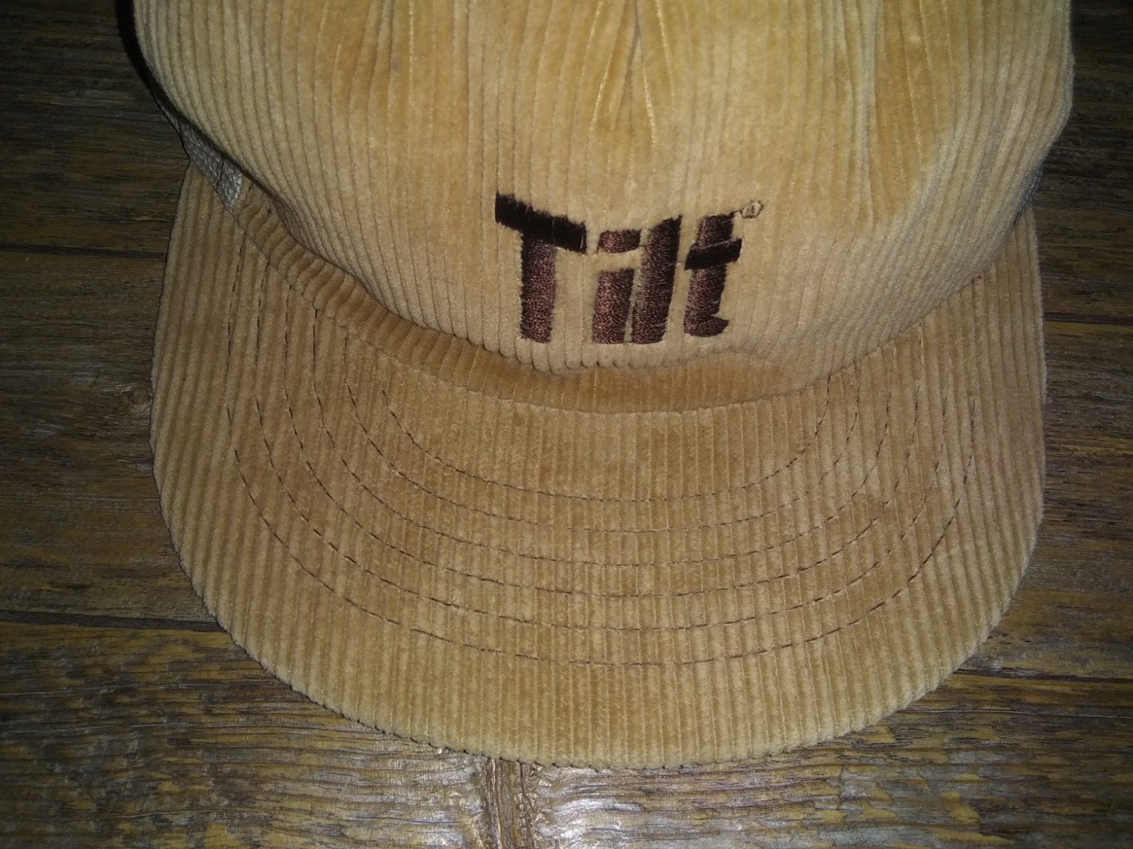 Vintage Tilt Corduroy Hat Skateboard Inspired Streetwear Skating Brand Mens Cap