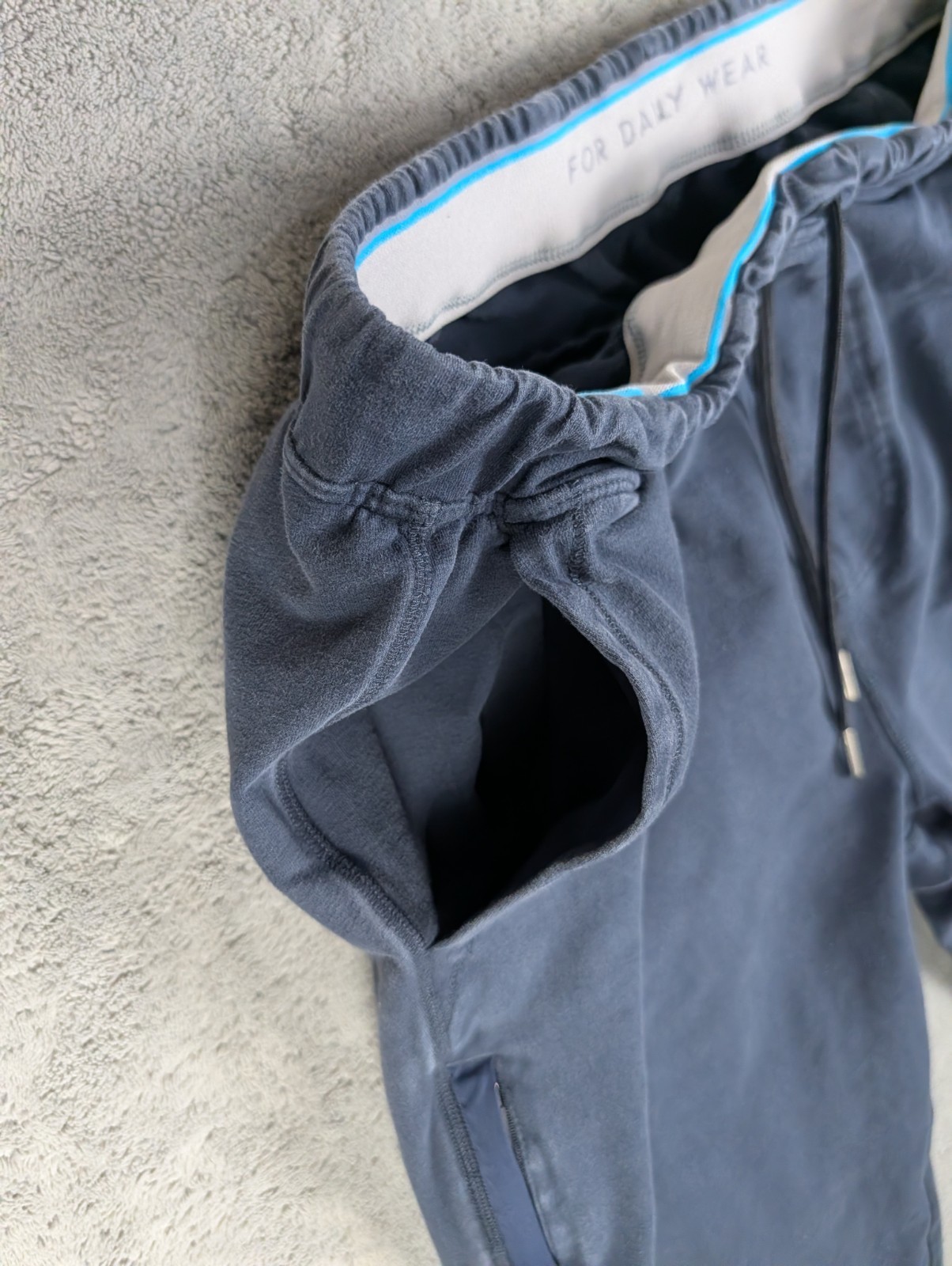 Mack Weldon Ace Jogger Mens Large Blue For Daily Wear Sweatpants Casual Comfort