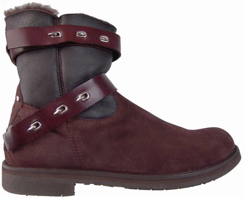 CESARE PACIOTTI FASHION SHEARLING SUEDE BOOTS US 11 ITALIAN DESIGNER MENS SHOES