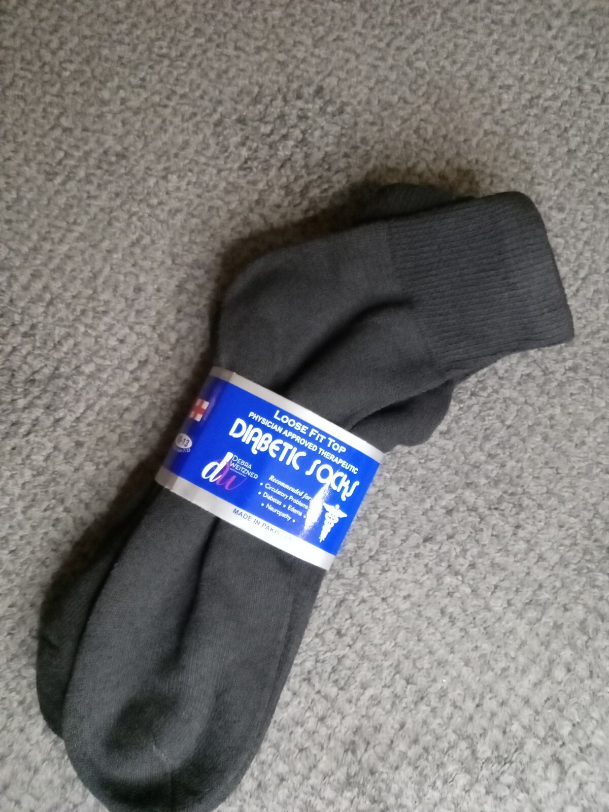 3 Pairs Diabetic CREW circulatory Socks Health Men’s & Women’s