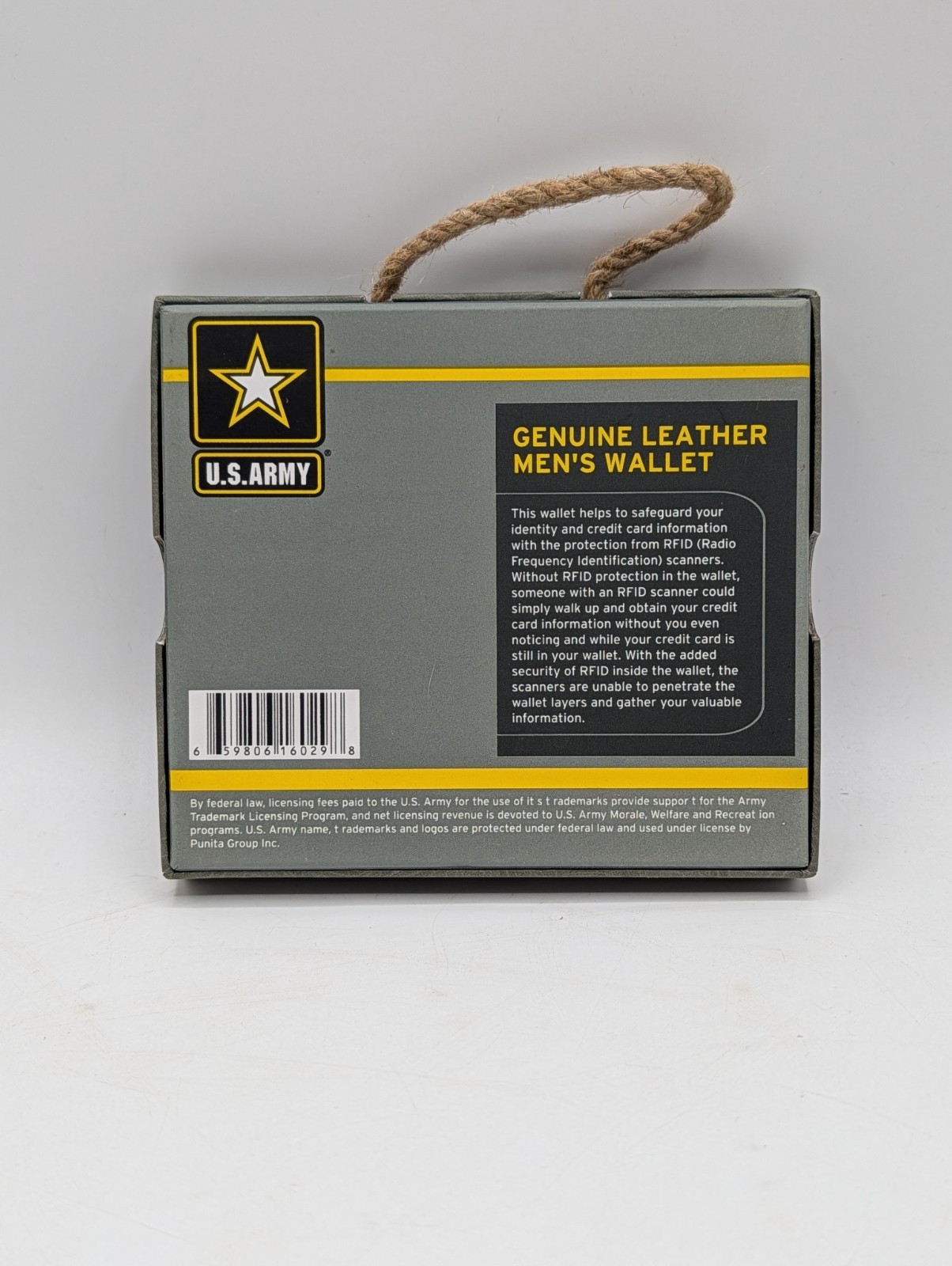 U.S. Armed Forces RFID Men’s Genuine Leather Wallet US Army