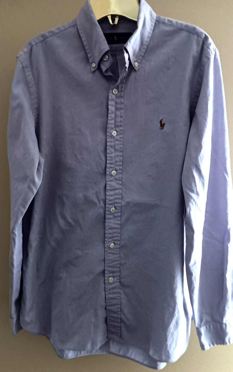 Ralph Lauren Men’s Classic-Fit Oxford Shirt Lavender 15 1/2 39 Cotton
