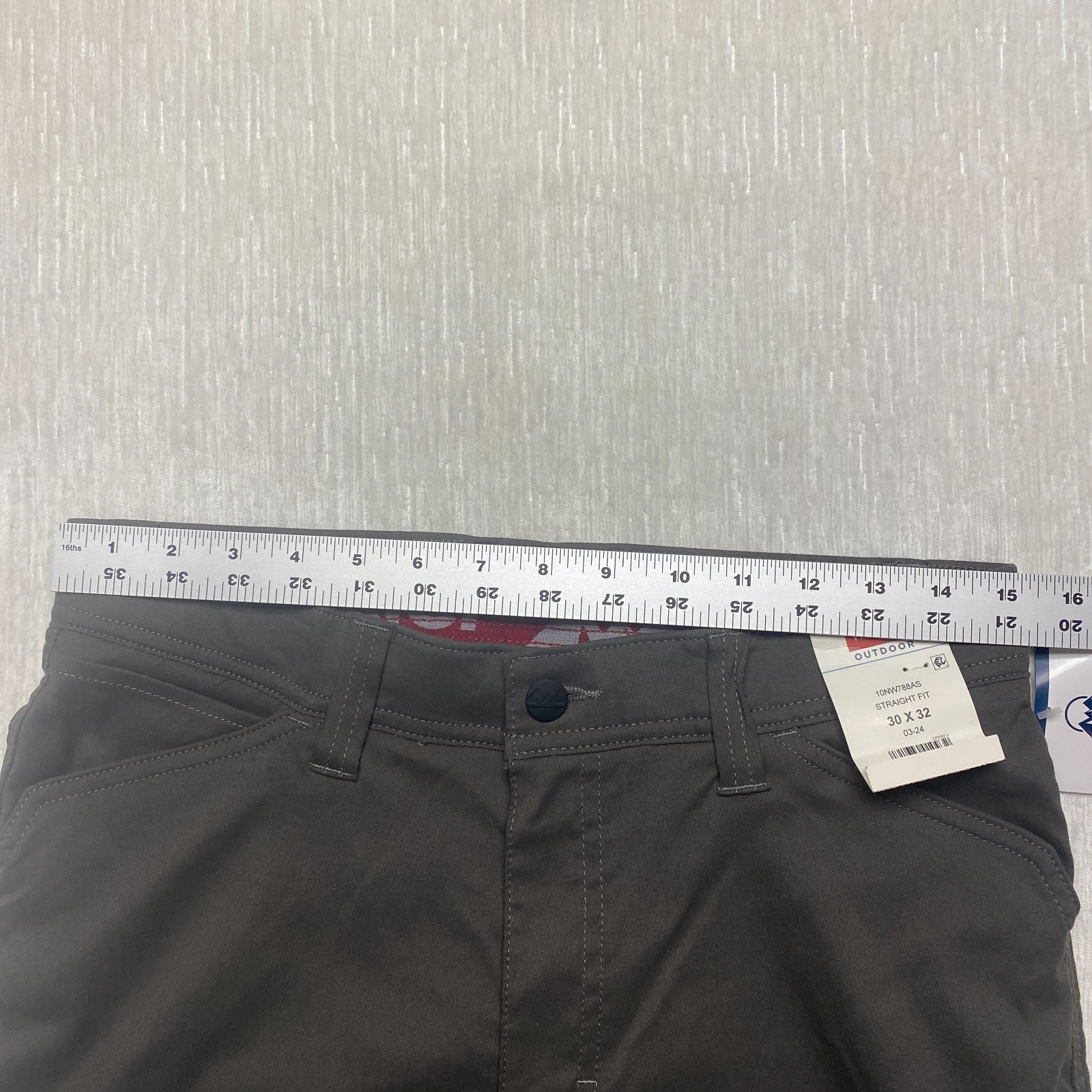 Wrangler All Terrain Cargo Pants Mens 30×32 Gray 2 Way Stretch Straight UPF 50