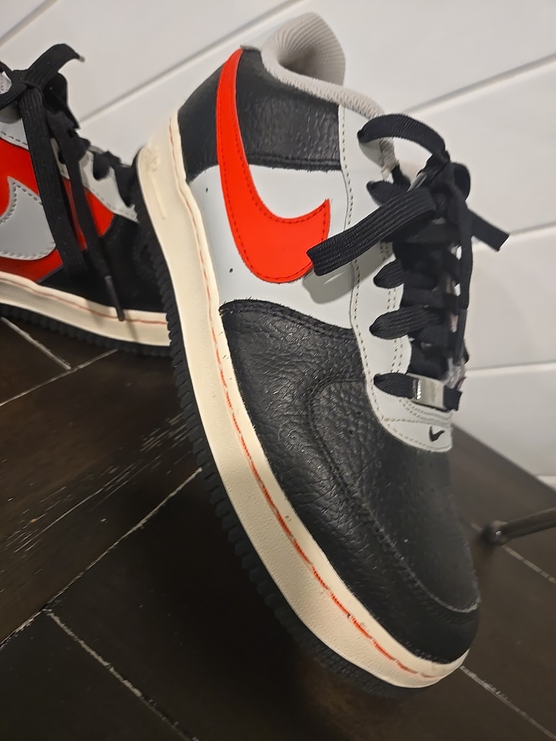 Nike Air Force 1 Low LV8 Black NBA 75th Trail Blazers Youth Size 7Y DJ9993-001